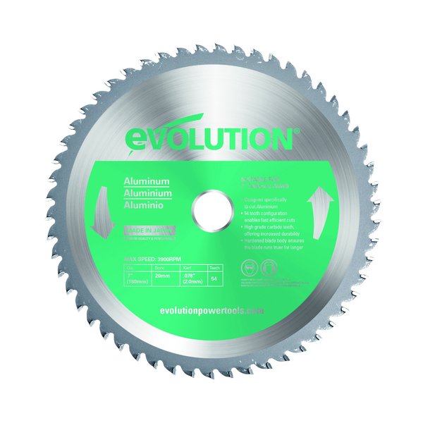 Evolution 7" Aluminum Cutting Blade, 20mm Arbor 180BLADEAL